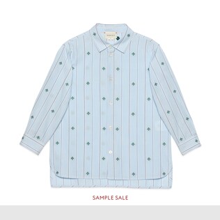 Children's bee fil coupê cotton shirt