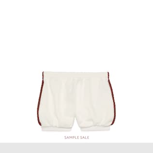 Baby jersey shorts with Interlocking G