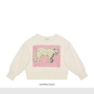 Children's Isabella Cotier print cotton sweatshirt