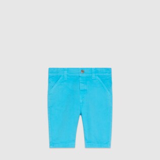 Baby cotton trousers with Interlocking G