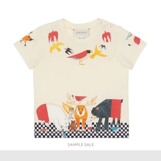Baby-T-Shirt aus Baumwolle mit Junaida-Print