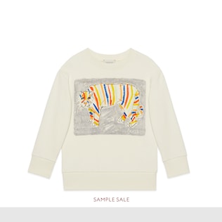 Children's Isabella Cotier print cotton sweatshirt