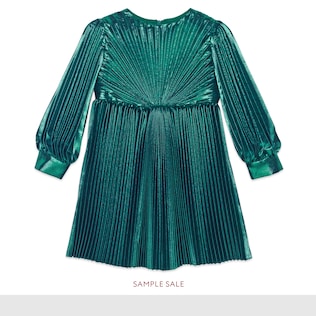 Kinderkleid aus Seiden-Lamé