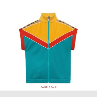 Children's technical jersey sleeveless sweatshirt