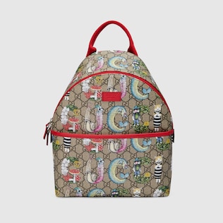 Kinderrucksack mit Yuko Higuchi-Print