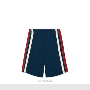 Short infantil de algodón con GG