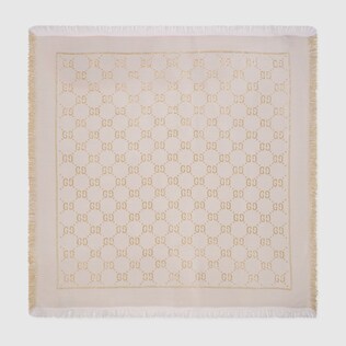 Children's GG lamé shawl