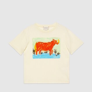 Children's Isabella Cotier print cotton T-shirt
