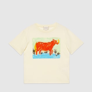 Kinder-T-Shirt mit Isabella Cotier-Print
