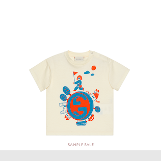 Baby INDI print cotton T-shirt