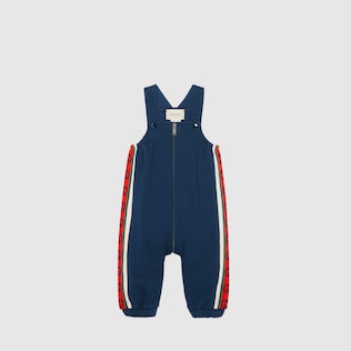 Salopette pour bébé en coton à motif GG