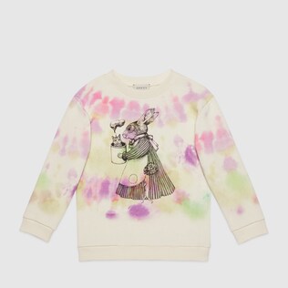 Sweat-shirt pour enfant en coton avec imprimé Yuko Higuchi