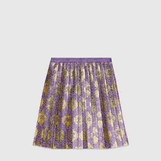 Babyrock aus GG Lamé-Jacquard mit Blumen