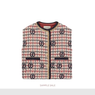 Veste pour enfant en tweed GG