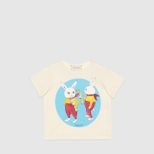 Baby Yuko Higuchi print cotton T-shirt