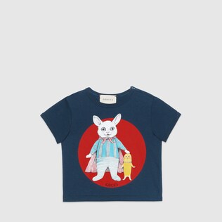 T-shirt pour bébé en coton avec imprimé Yuko Higuchi