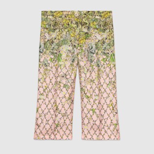 Children's Yuko Higuchi print silk trousers