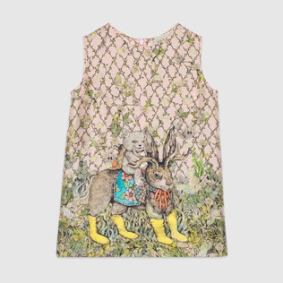 Children's Yuko Higuchi print silk top