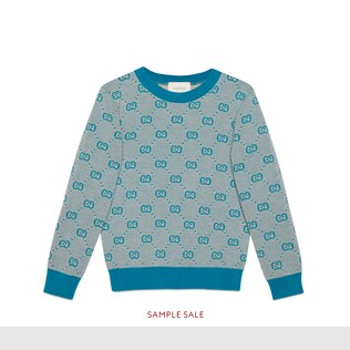 Children's GG wool sweater
