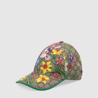 Cappellino da baseball GG Flora esclusiva online