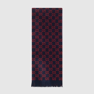 GG wool scarf