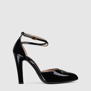 Escarpins en cuir verni