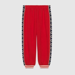 Pantalone da jogging in cotone con GG