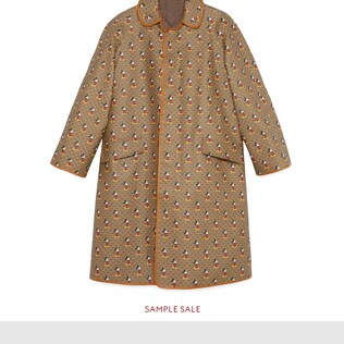ディズニー x グッチ リバーシブル コート