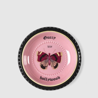 Schmuckablage mit Schmetterling-Print