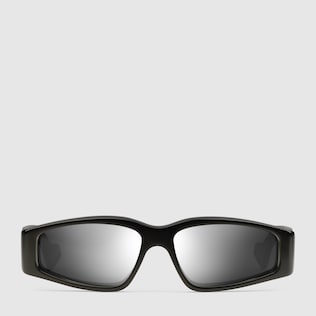Lunettes de soleil rectangulaires en acétate