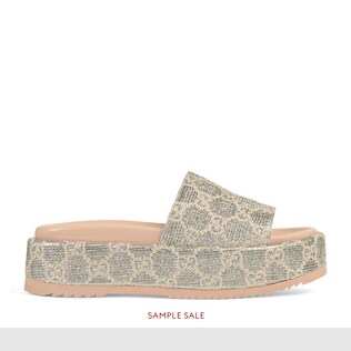 Mules en lamé GG pour femme