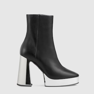 Women's leather ankle boot
