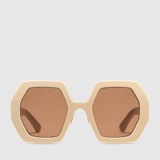 Lunettes de soleil carrées en acétate