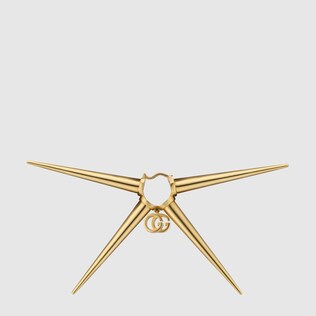 GG Running gold single earring