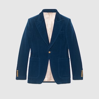 Förmliche Jacke aus Samt