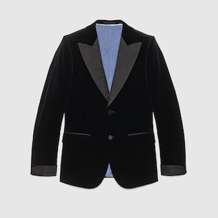 Chaqueta de terciopelo ajustada