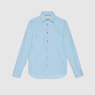 Chemise en popeline de coton