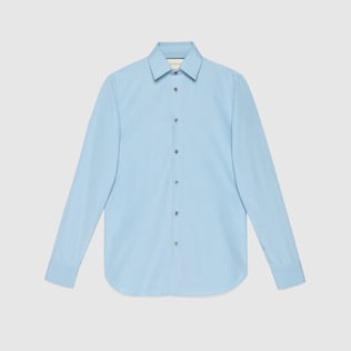 Chemise en popeline de coton
