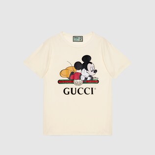 Camiseta Disney x Gucci extragrande