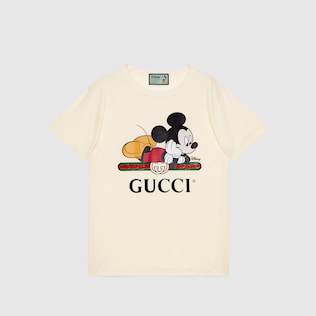Disney x Gucci超大造型T恤