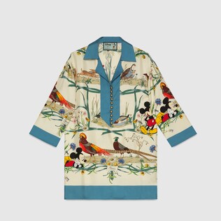Disney x Gucci silk shirt