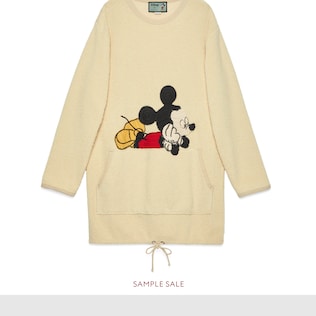 Vestido de algodón Disney x Gucci