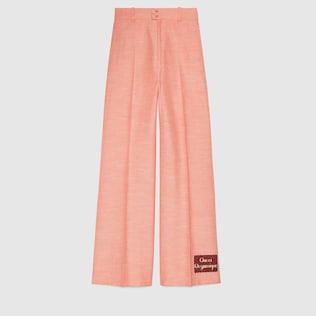 Pantalon large en viscose Gucci Orgasmique