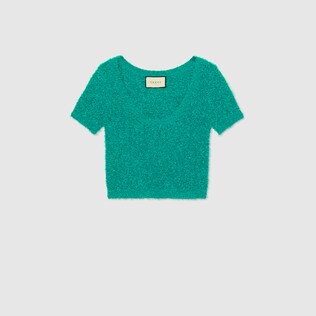 Cotton bouclé top