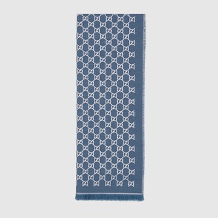 GG lamé jacquard stole