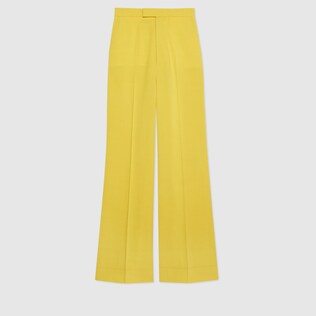 Wool canvas trousers