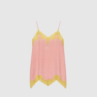 GG silk and lace lingerie dress