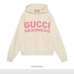 Men's Gucci Sexiness print sweatshirt