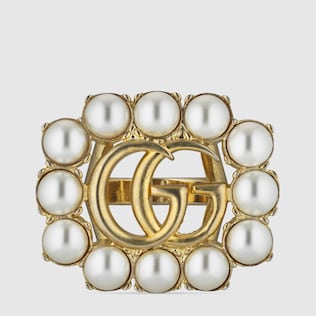Pearl Double G ring