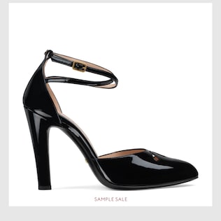 Pumps aus Lackleder